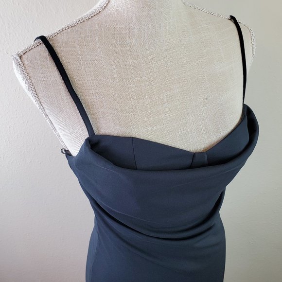 Forever 21 Womens Strapy Thigh Slit Bodycon Dress - Picture 4 of 8